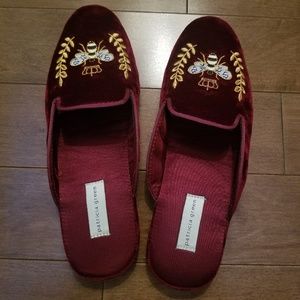Patricia Green Beatrice Bee Smoking Slippers